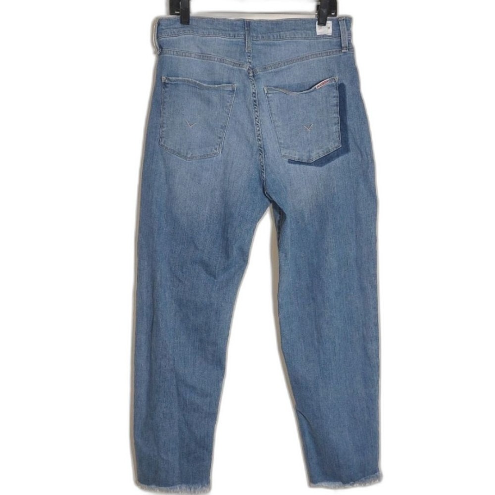 EUC Hudson Women's High Rise Straight Frayed Hem Ankle Jeans StellaSize 31 - Picture 9 of 12
